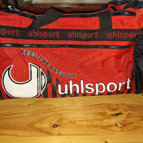 Uhlsport Other - Uhlsport Red, Black & White Duffel Bag